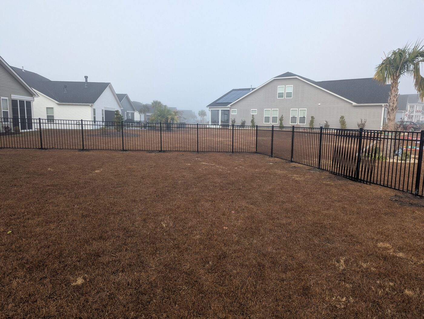 Fence installation